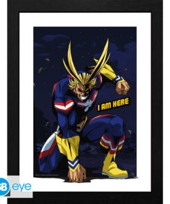 MY HERO ACADEMIA - Framed print "All Might" (30x40)