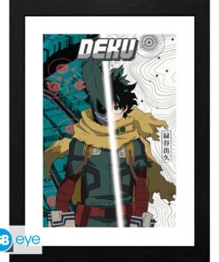 MY HERO ACADEMIA - Framed print "Dark Deku" (30x40)