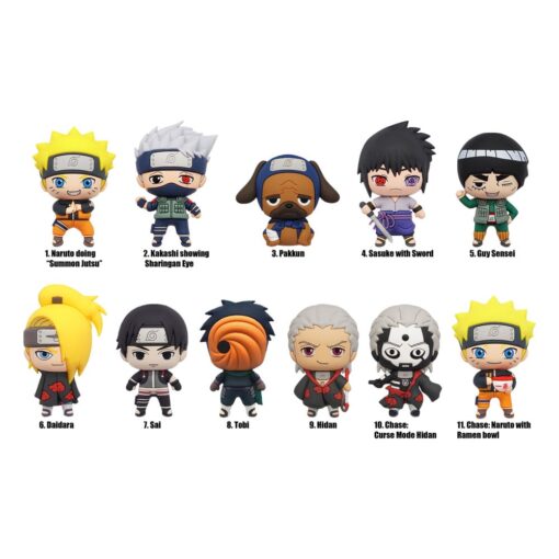 Naruto Shippuden Pvc Bag Clips Series 3  Con Figure Int.