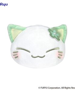 Nemuneko Cat Peluche Figura Green 18 Cm Furyu