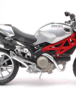 NEW RAY NY44023S DUCATI NEW MONSTER 1100 SILVER 1:12 Modellino