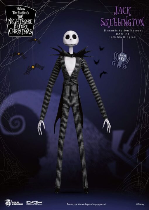 Nightmare Before Natale Dynamic 8ction Heroes Action Figura 1/9 Jack 21 Cm Beast Kingdom Toys