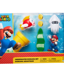 Nintendo Super Mario Underwater diorama set Jakks Pacific