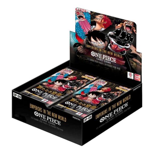 One Piece Card Game The Four Emperors OP09 Booster Box 24 Buste (ENG) Bandai