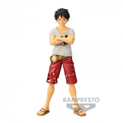 One Piece Film Red Vol.6 The Grandline Men Luffy Figura 16cm Banpresto