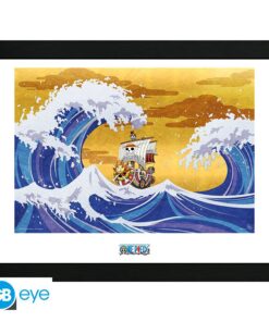 ONE PIECE - Framed print "Thousand Sunny" (30x40)