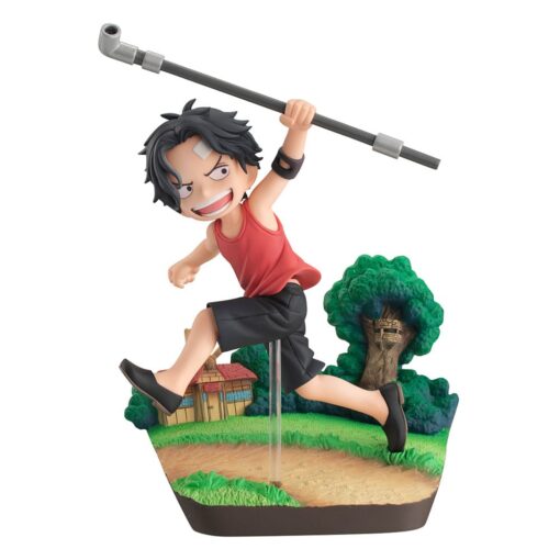 One Piece G.e.m. Series Pvc Statua Portgas D. Ace Run! Run! Run! 13 Cm Megahouse