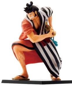 One Piece I Nove Scabbards Rossi sono Qui Figura Kin'Emon Ichibansho 11cm Banpresto