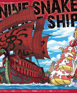 One Piece Model Kit Nave Pirata Serpente Nine Bandai