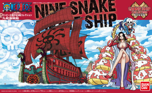 One Piece Model Kit Nave Pirata Serpente Nine Bandai