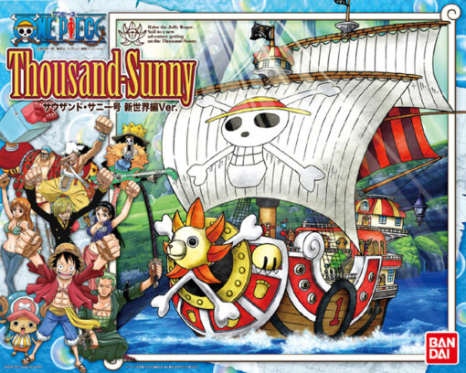 ONE PIECE THOUSAND SUNNY NEW WORLD VER BANDAI MODEL KIT