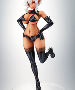 Original Character Pvc Statua 1/6 Dai Kasshoku Jidai De-chan 26 Cm Ami Ami