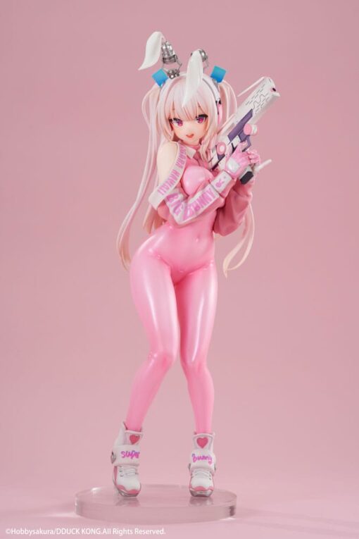 Original Illustrationpvc Statua 1/6 Super Bunny Illustrated By Dduck Kong 28 Cm Hobby Sakura