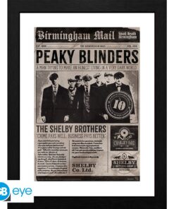 PEAKY BLINDERS - Framed print "10th Anniversary Newspaper" (30x40)