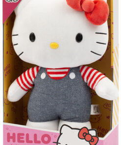 PELUCHE HELLO KITTY BLU DENIM 30CM ANIME MANGA - PELUCHE