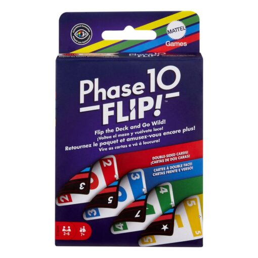 Phase 10 Flip! Carte Gioco Mattel