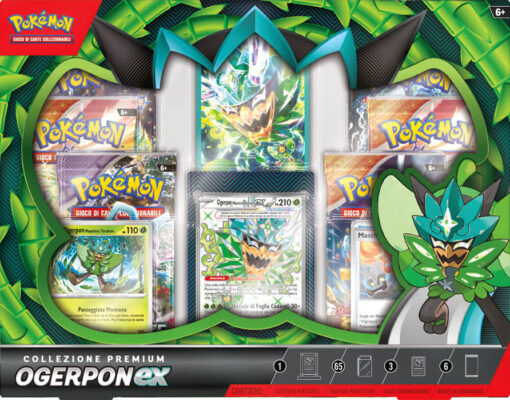 POKEMON COLLEZIONE PREMIUM OGERPON EX POKEMON - CARTE DA GIOCO/COLLEZIONE