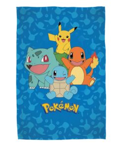 Pokemon Fleece Blanket Starter Pokemon 130 X 160 Cm Herding