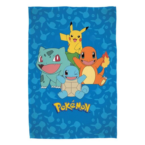 Pokemon Fleece Blanket Starter Pokemon 130 X 160 Cm Herding