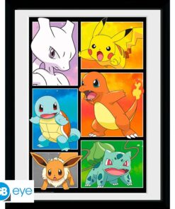 POKEMON - Framed print "Comic panel" (30x40)