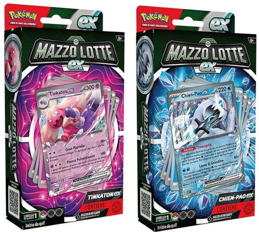 POKEMON MAZZO LOTTE EX TINKATON / CHIEN-PAO - CARTE DA GIOCO/COLLEZIONE