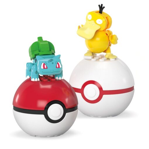 Pokémon MEGA Construction Set Poké Ball Collection: Bulbasaur & Psyduck Mattel