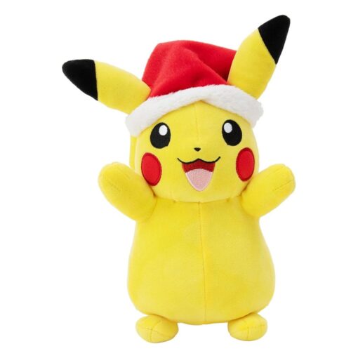 Pokémon Peluche Figura Winter Pikachu Con Natale Cappello 20 Cm Jazwares