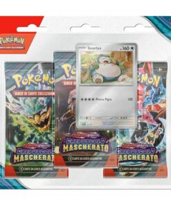 Pokémon TCG Scarlatto & Violetto Crepuscolo Mascherato Blister 3 Buste (ITA)