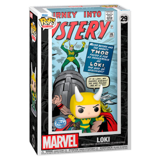 Pop Figura Comic Cover Marvel Loki Esclusiva Funko