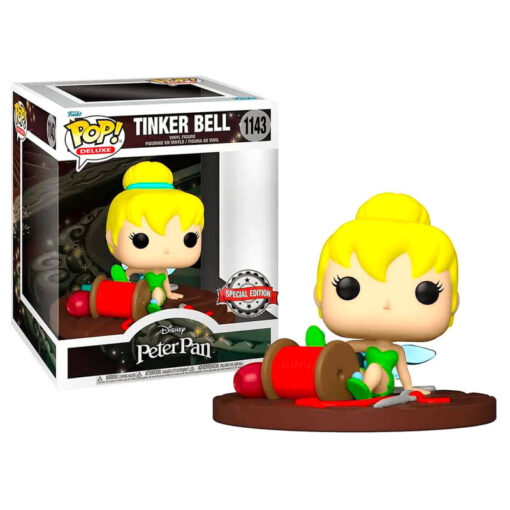 Pop Figura Disney Peter Pan Tinker Bell On Spool Esclusiva Funko