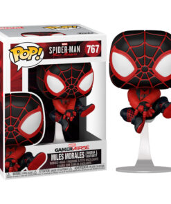 Pop Figura Marvel Spiderman Miles Morales Bodega Cat Suit Funko