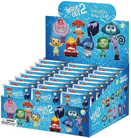 PORTACHIAVI CLIP DISNEY INSIDE OUT SERIE 2 DISPLAY 24PZ DISNEY - GADGET