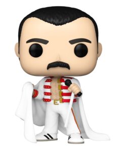 Queen Pop! Rocks Vinile Figura Freddie Mercury Con Cape 9 Cm Funko