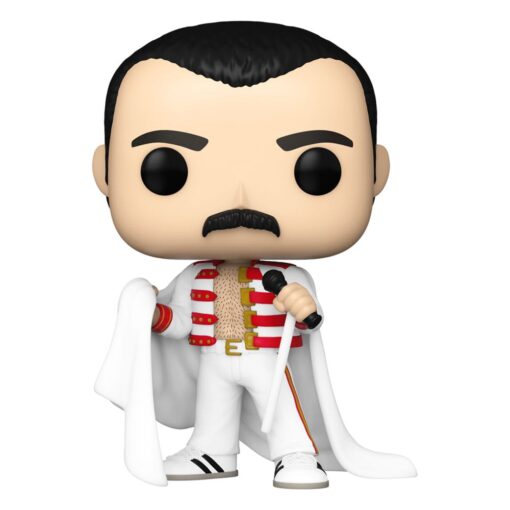 Queen Pop! Rocks Vinile Figura Freddie Mercury Con Cape 9 Cm Funko