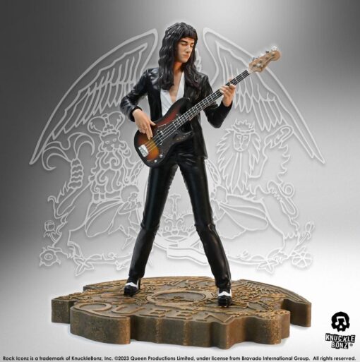 Queen Rock Iconz Statua John Deacon Ii (sheer Heart Attack Era) 23 Cm Knucklebonz