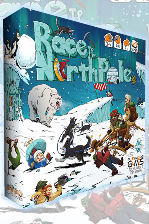 Race to The North Pole Gioco da Tavolo Multilingue Playmore Games