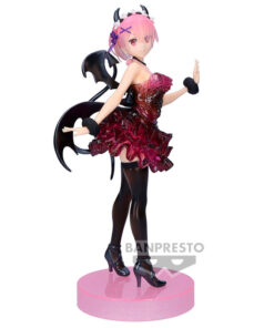 Re:zero Starting Life In Another World Ram Clear & Dressy Figura 22cm Banpresto