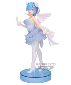 Re:zero Starting Life In Another World Rem Clear & Dressy Figura 22cm Banpresto