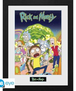 Rick E Morty - Framed Poster "compilation" (30x40)