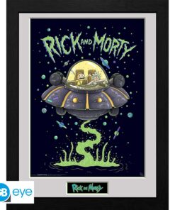 Rick E Morty - Framed Print "ship" (30x40)