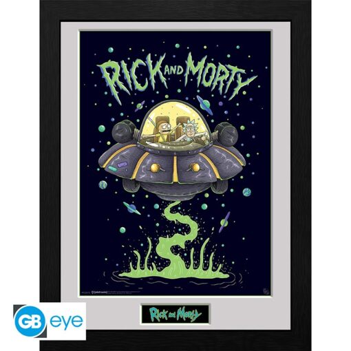 Rick E Morty - Framed Print "ship" (30x40)