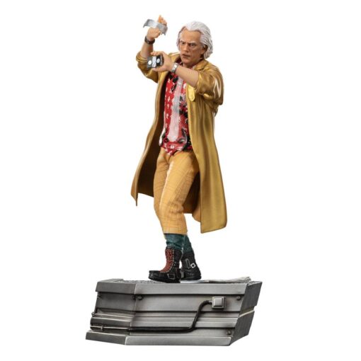 Ritorno Al Futuro Ii Art Scale Statua 1/10 Doc Brown 25 Cm Iron Studios