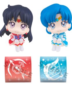 Sailor Moon Cosmos Look Up Pvc Statuas Eternal Sailor Mercury & Eternal Sailor Mars Set 11 Cm Megahouse