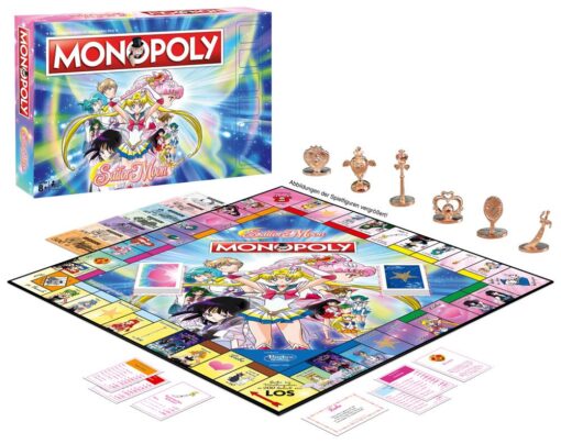 Sailor Moon Gioco Da Tavolo Monopoly *german Version* Winning Moves