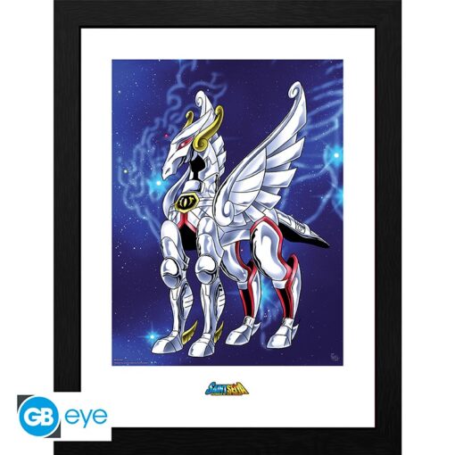 SAINT SEIYA - Framed print "Pegasus cloth" (30x40)