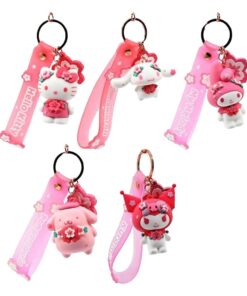 Sanrio Sakura Series Portachiavis Con Hand Strap Hello Kitty E Friends  Yume Toys