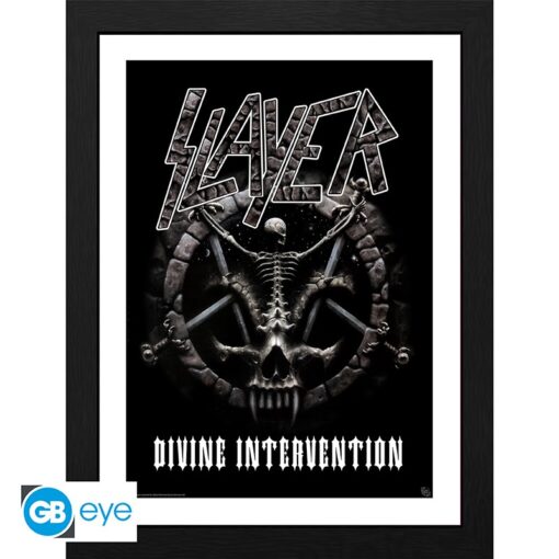 SLAYER - Framed print "Divine Intervention" (30x40)