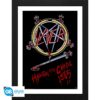 SLAYER - Framed print "Haunting the Chapel" (30x40)