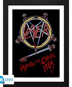 SLAYER - Framed print "Haunting the Chapel" (30x40)