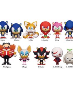 Sonic - The Hedgehog Pvc Bag Clips Series 1  Con Figure Int.